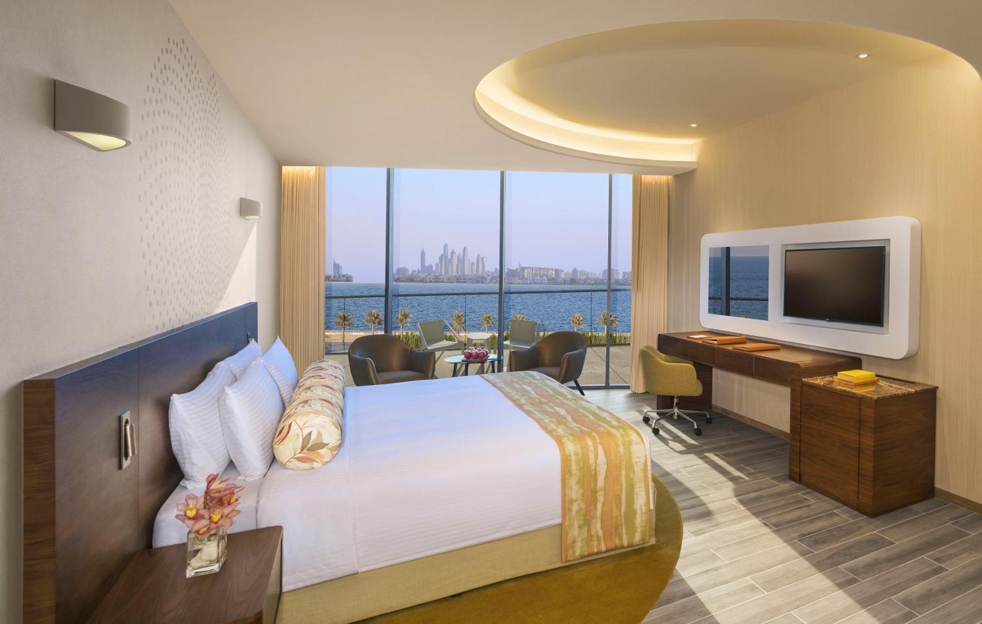 Apartmá Premium s 1 ložnicí, balkonem a výhledem na moře – vstup do Club Lounge