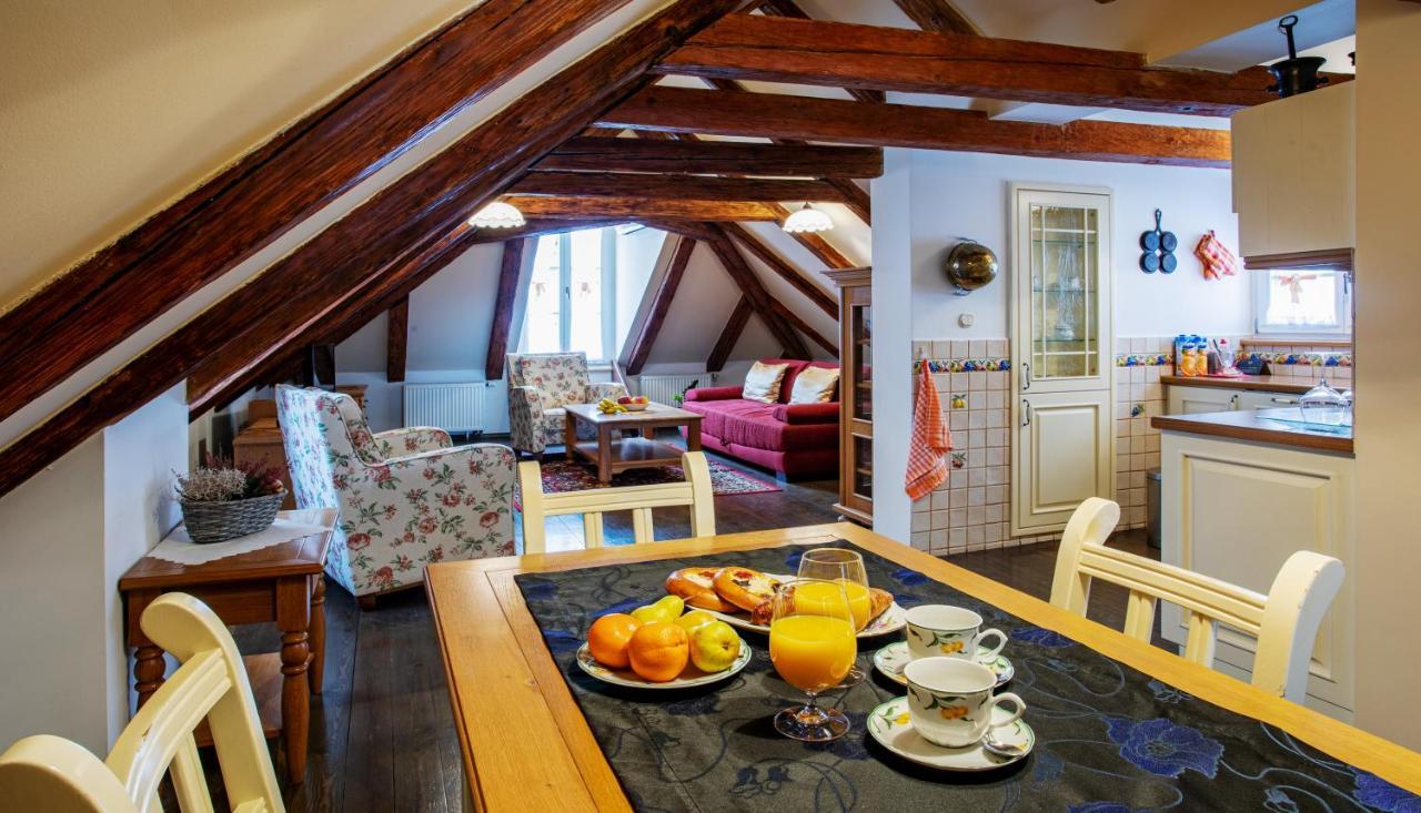 Rodinné apartmá v podkroví